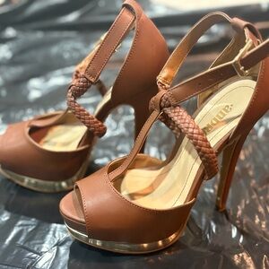 Brown Platform Heels